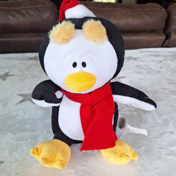 Gemmy Other - Gemmy Singing Dancing Eyebrows Animated Christmas Penguin Video.